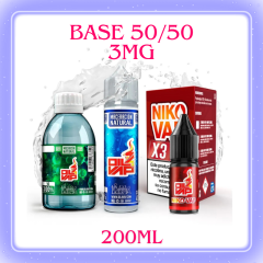 BASE OIL4VAP 50/50 200ML 3MG