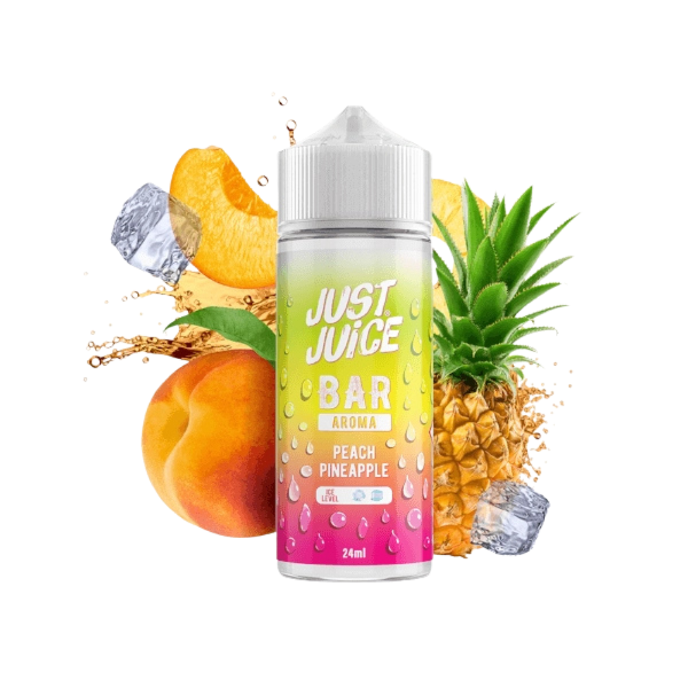 AROMA JUST JUICE BAR PEACH PINEAPPLE 24ML (LONGFILL)