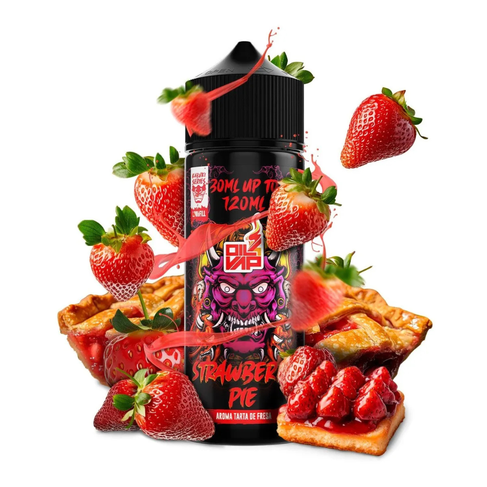 AROMA KABUKI SERIES BY OIL4VAP STRAWBERRY PIE 30ML (LONGFILL)