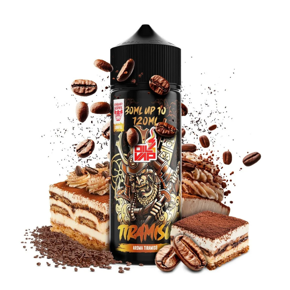 AROMA KABUKI SERIES BY OIL4VAP TIRAMISU 30ML (LONGFILL)