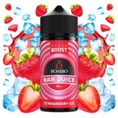 AROMA BOMBO BAR JUICE HYPER BOOST STRAWBERRY ICE 10ML/120 (LONGFILL)
