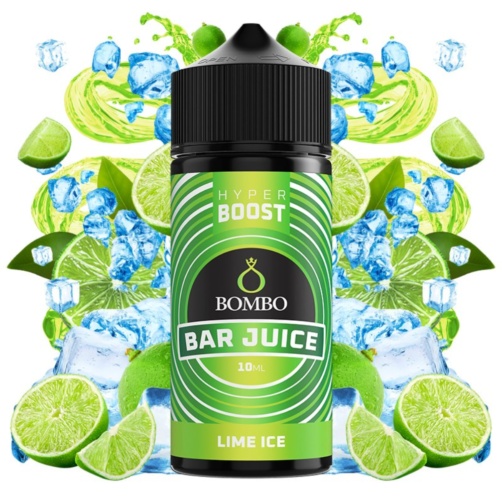 AROMA BOMBO BAR JUICE HYPER BOOST MINT ICE 10ML/120 (LONGFILL)