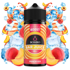 AROMA BOMBO BAR JUICE HYPER BOOST PEACH ICE 10ML/120 (LONGFILL)