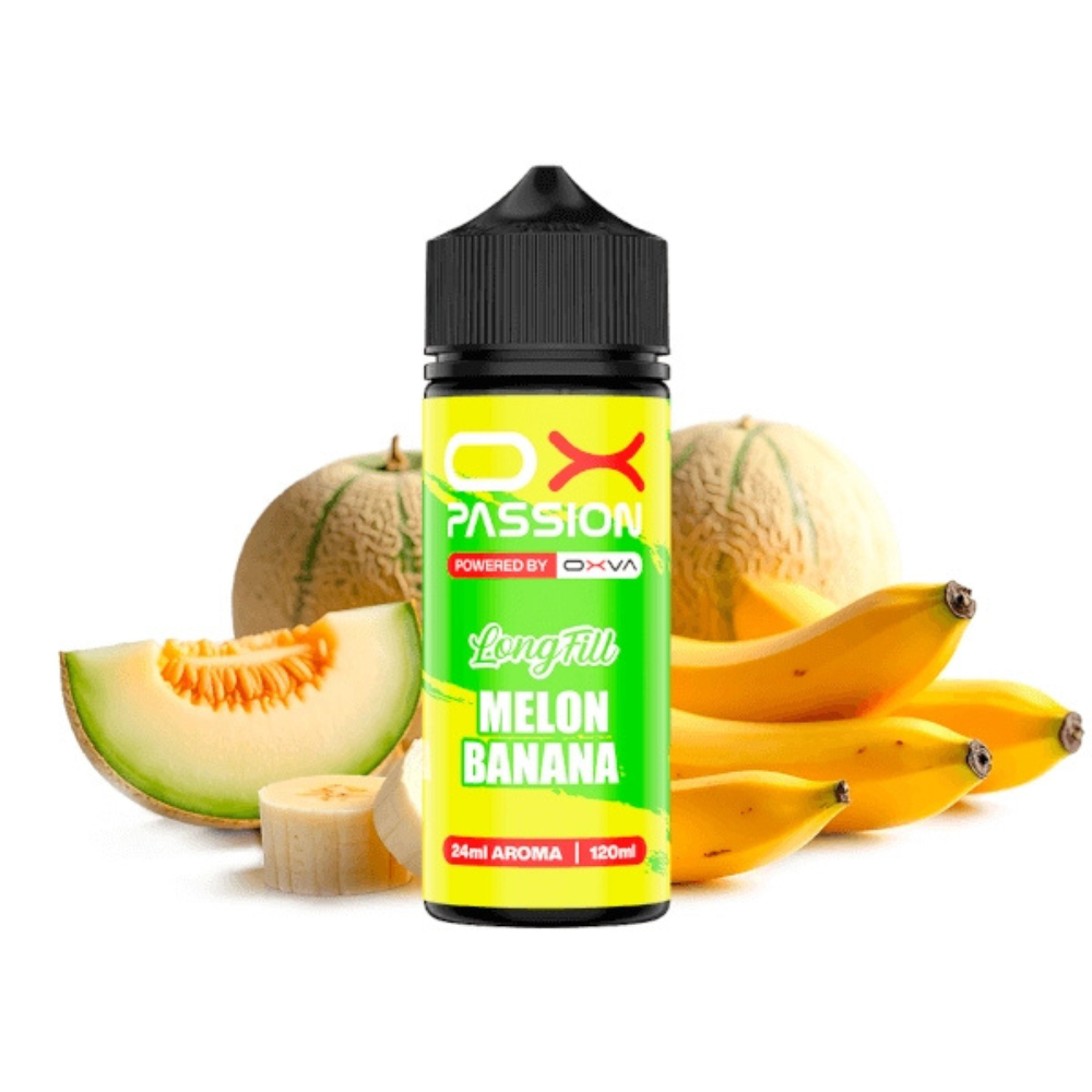 AROMA OXVA OX PASSION MELON BANANA 24ML/120 (LONGFILL)