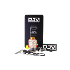 DJV RDTA V2 FIBER ENGRAVE ATOMIZADOR BLUE