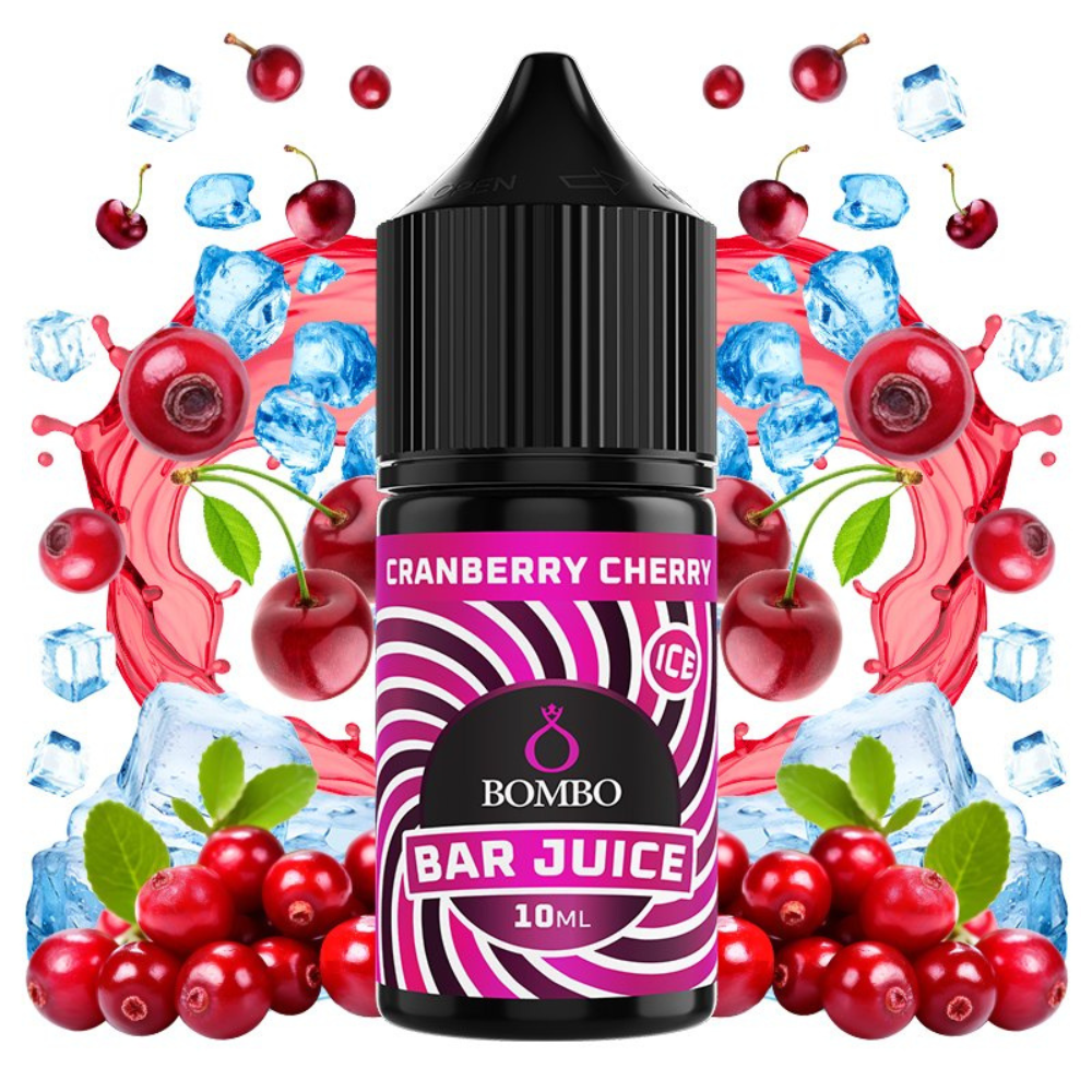 AROMA BAR JUICE BY BOMBO CRANBERRY CHERRY 10ML (MINILONGFILL)