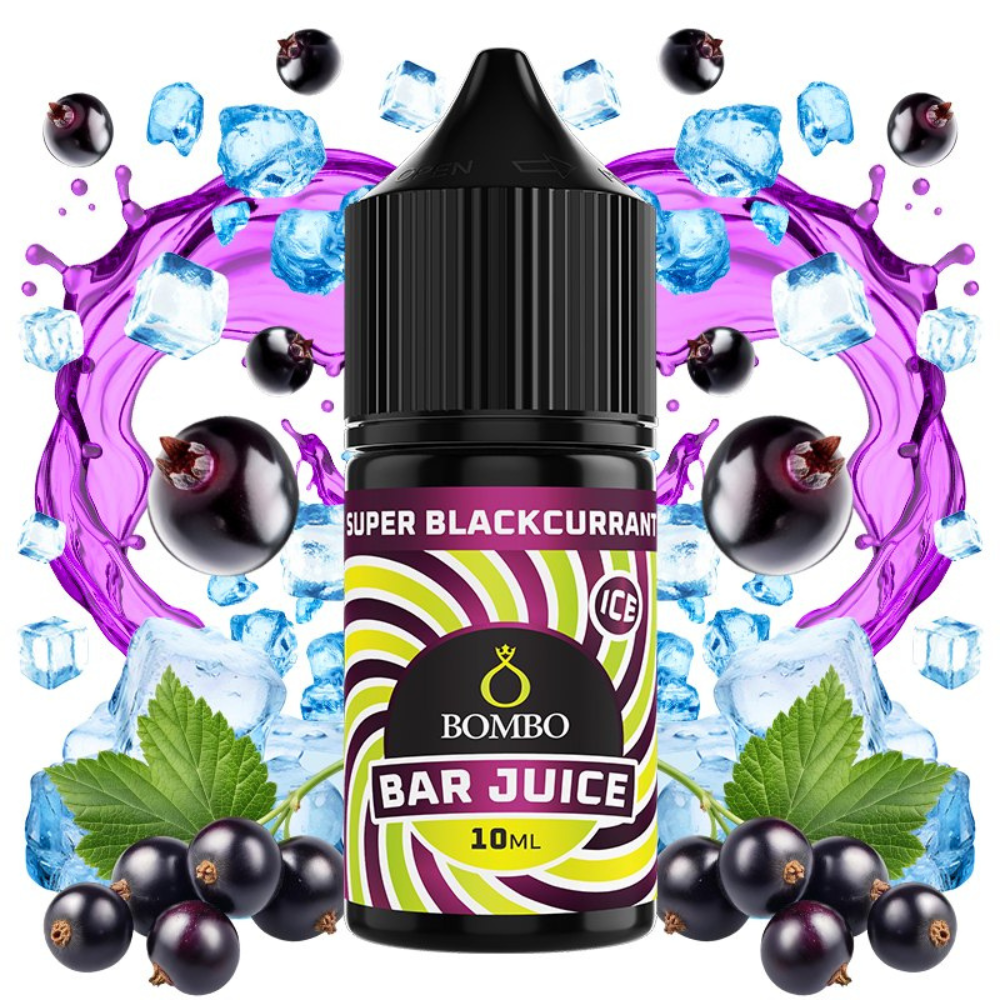 AROMA BAR JUICE BY BOMBO SUPER BLACKCURRANT 10ML (MINILONGFILL)