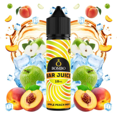AROMA BAR JUICE BY BOMBO APPLE PEACH MAX 10ML/60 (LONGFILL)