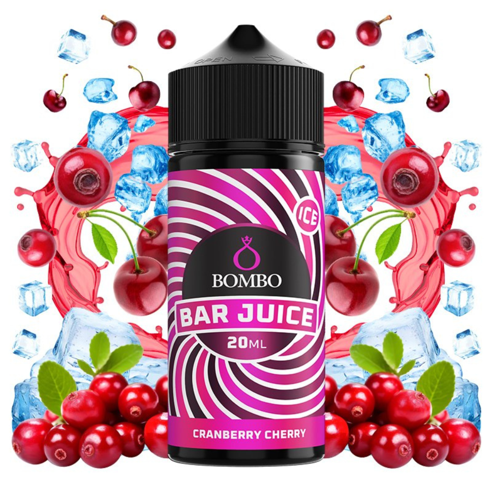 AROMA BAR JUICE BY BOMBO CRANBERRY CHERRY 20ML/120 (LONGFILL)