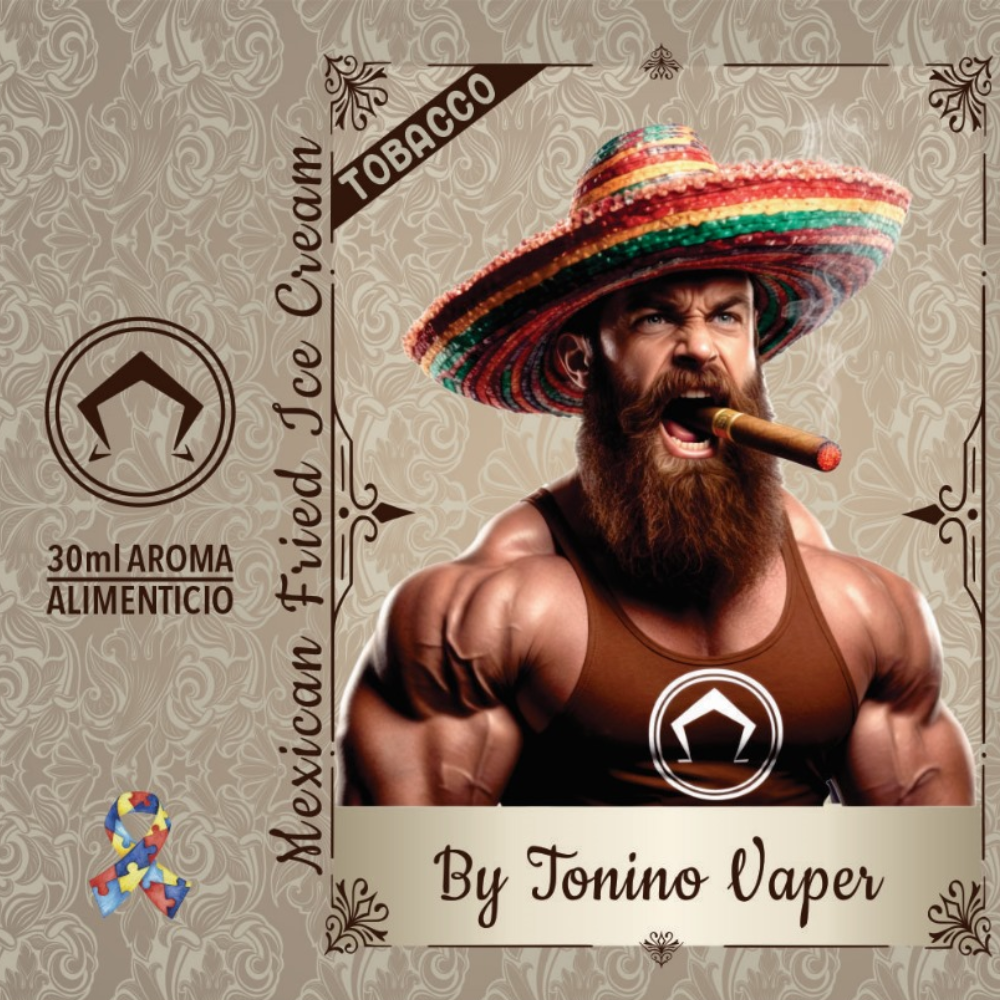 AROMA TONINO VAPER TOBACCO MEXICAN FRIED ICE CREAM 20ML/60 (LONGFILL)