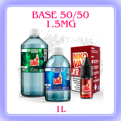 BASE OIL4VAP 50/50 1LITRO 1.5MG