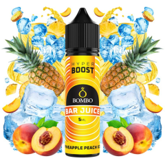 AROMA BOMBO BAR JUICE HYPER BOOST PINEAPPLE PEACH ICE 5ML/60 (LONGFILL)