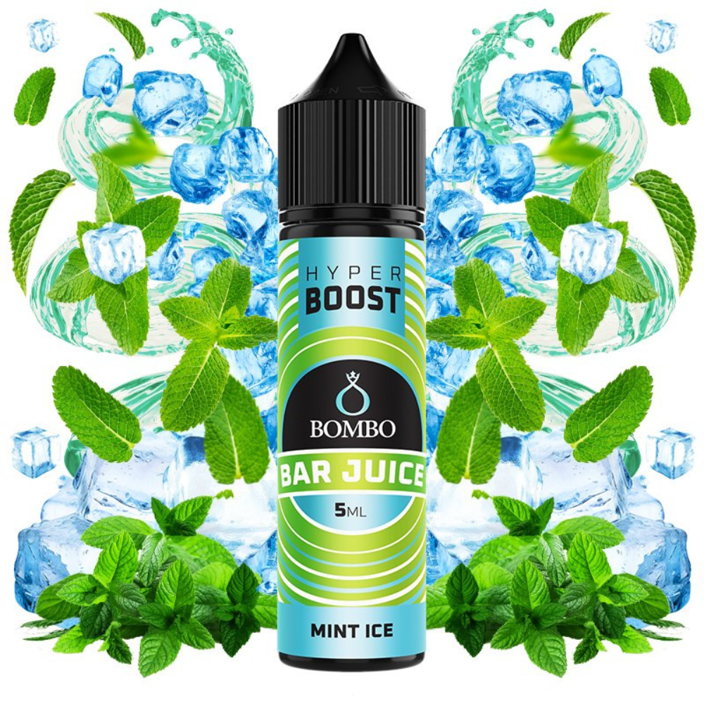 AROMA BOMBO BAR JUICE HYPER BOOST MINT ICE 5ML/60 (LONGFILL)