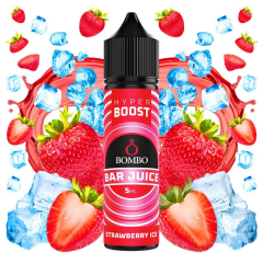 AROMA BOMBO BAR JUICE HYPER BOOST STRAWBERRY ICE 5ML/60 (LONGFILL)