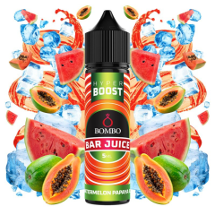 AROMA BOMBO BAR JUICE HYPER BOOST WATERMELON PAPAYA ICE 5ML/60 (LONGFILL)