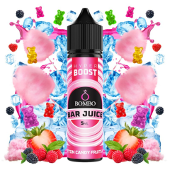 AROMA BOMBO BAR JUICE HYPER BOOST COTTON CANDY FRUITS ICE 5ML/60 (LONGFILL)