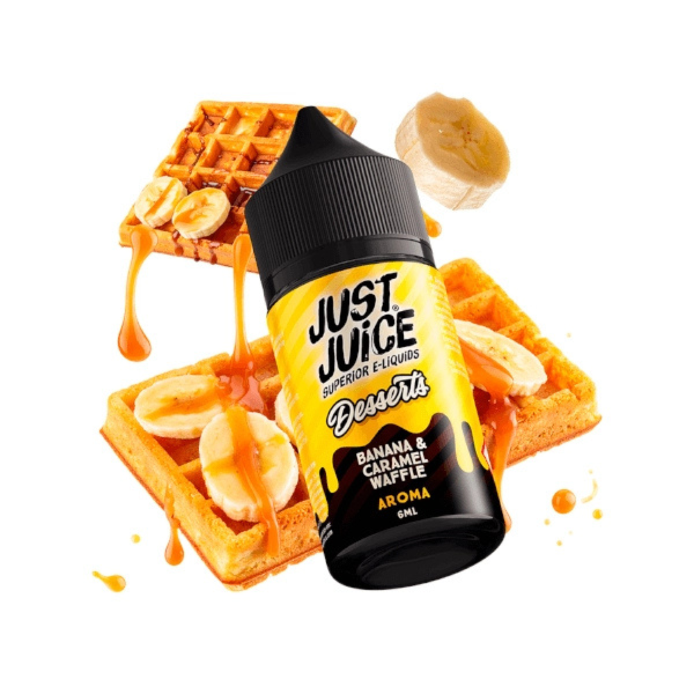 AROMA JUST JUICE BANANA & CARAMEL WAFFLE 6ML/30 (MINILONGFILL)