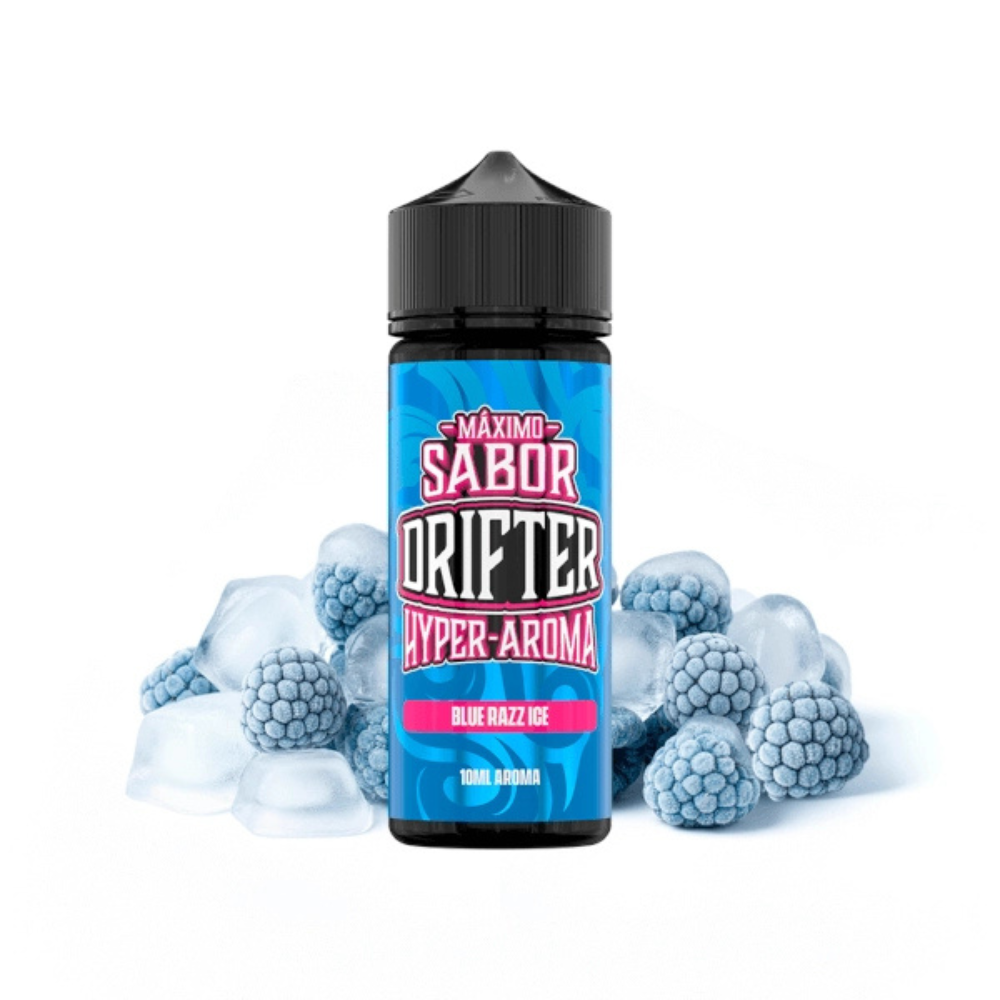 AROMA DRIFTER HYPER BLUE RAZZ ICE 10ML/120ML (LONGFILL)