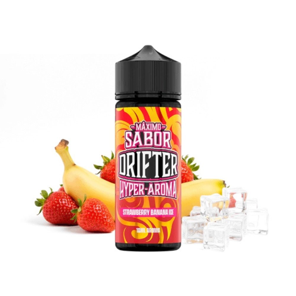 AROMA DRIFTER HYPER STRAWBERRY BANANA ICE 10ML/120 (LONGFILL)