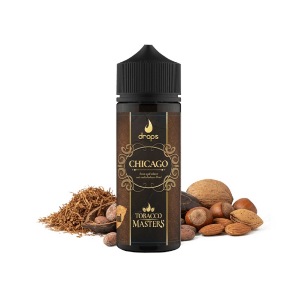 AROMA DROPS TOBACCO MASTERS CHICAGO 12ML/120 (LONGFILL)