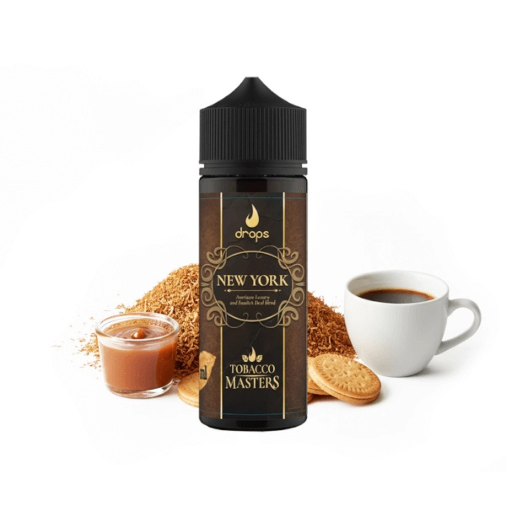 AROMA DROPS TOBACCO MASTERS NEW YORK 10ML/120 (LONGFILL)
