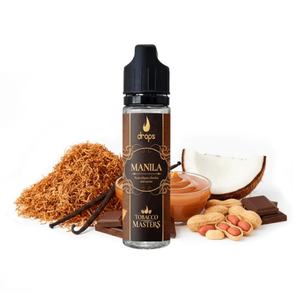 AROMA DROPS TOBACCO MASTERS MANILA 6ML/60 (LONGFILL)