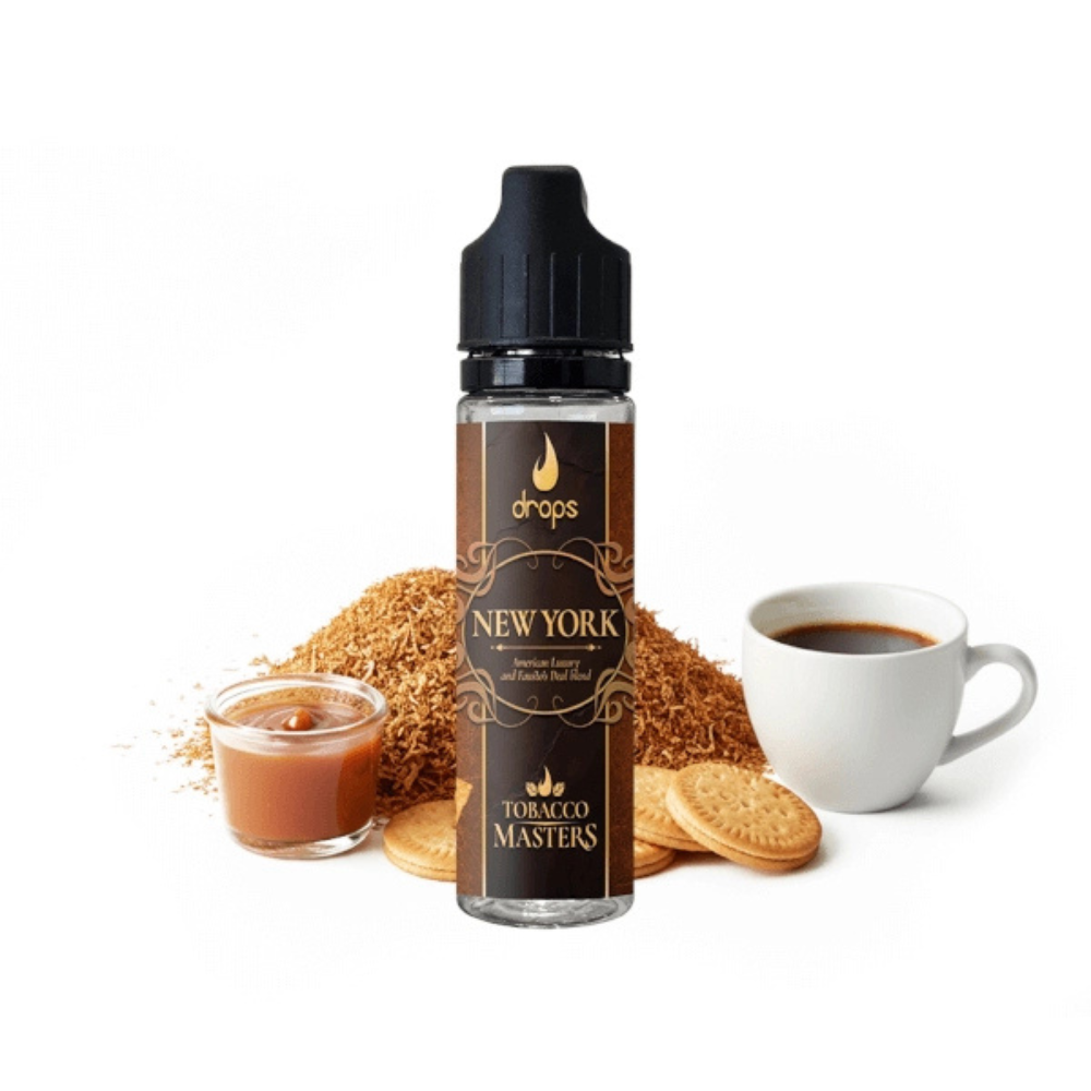 AROMA DROPS TOBACCO MASTERS NEW YORK 5ML/60 (LONGFILL)