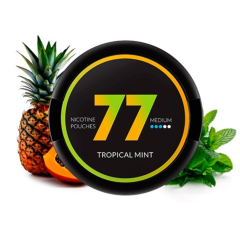 77 NICOTINE POUCHES TROPICAL MINT