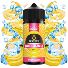 AROMA BOMBO BAR JUICE HYPER BOOST BANANA ICE 10ML/120 (LONGFILL)