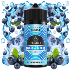 AROMA BOMBO BAR JUICE HYPER BOOST BLUEBERRY ICE 10ML/120 (LONGFILL)