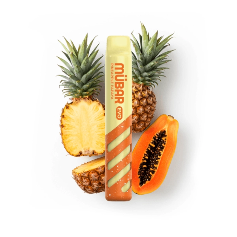 MÜBAR EVO 800 PINEAPPLE PAPAYA 20MG