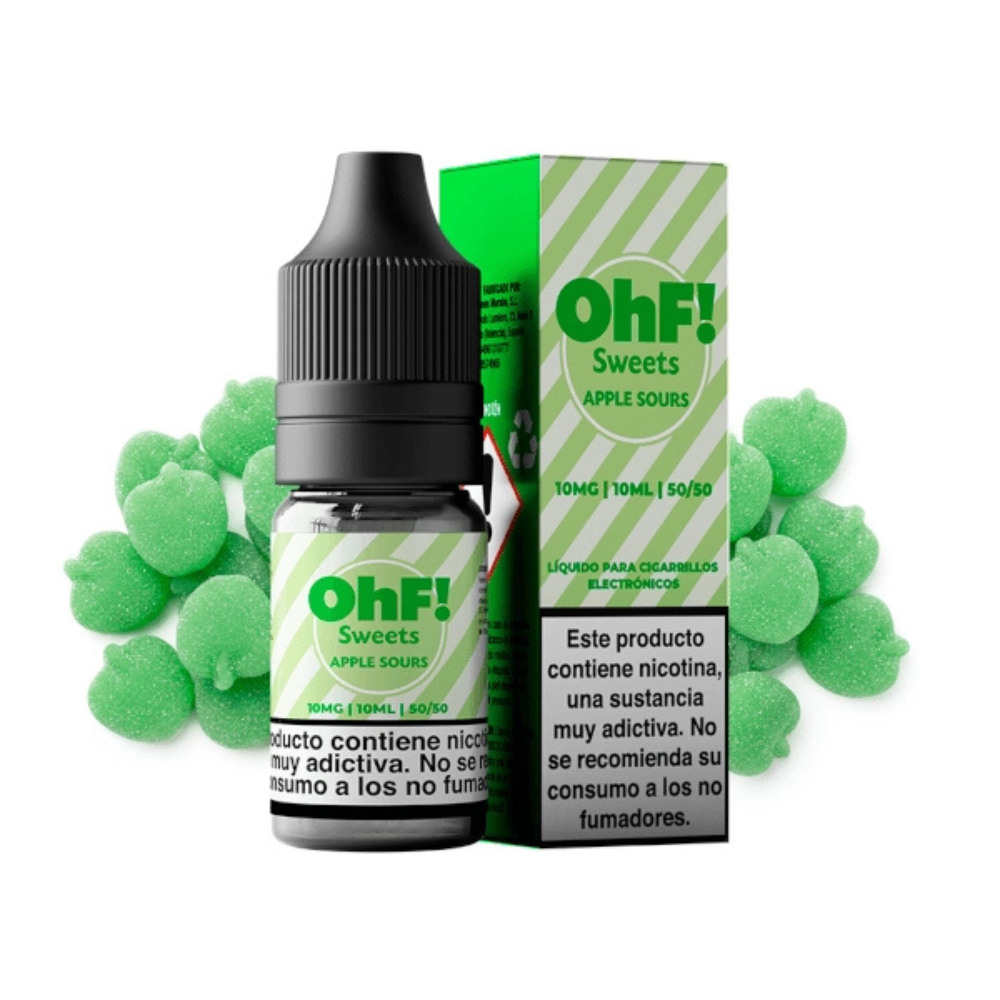 SALTS OHF! SWEETS APPLE SOURS 10ML