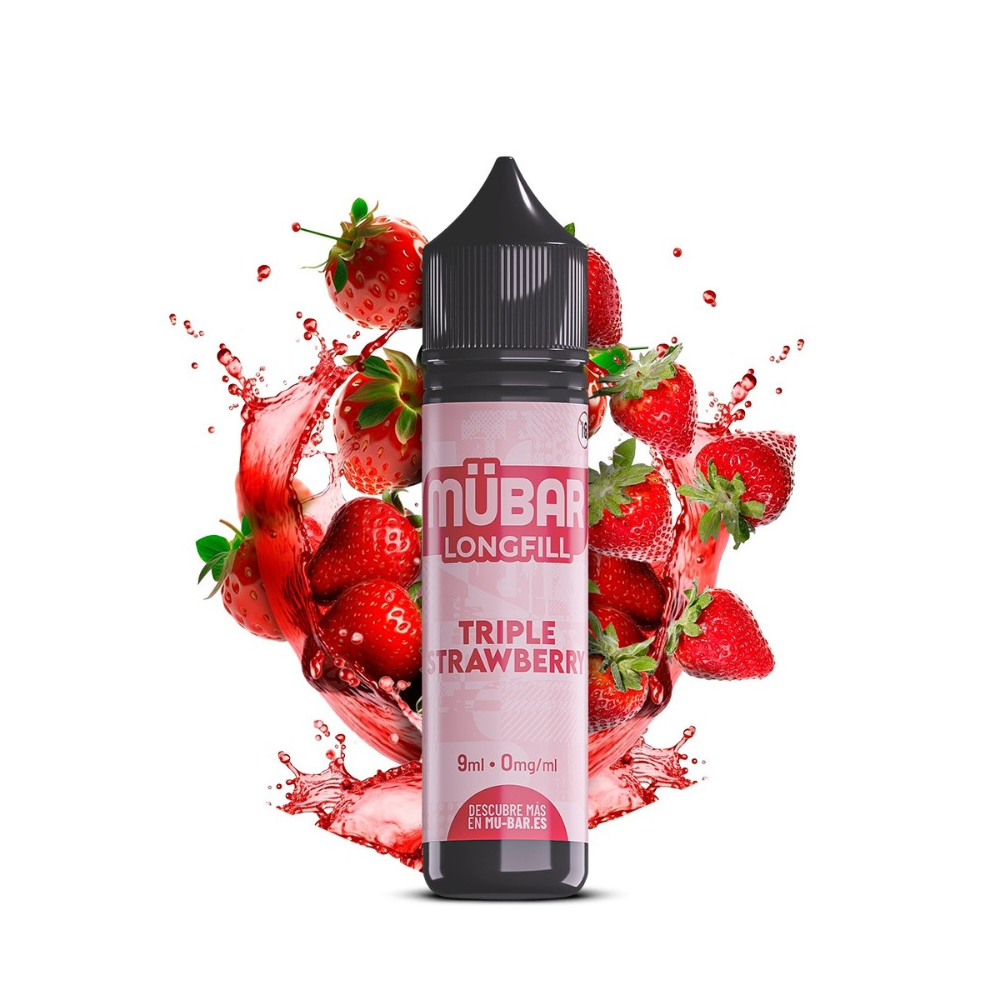 AROMA MÜBAR TRIPLE STRAWBERRY 9ML/60 (LONGFILL)