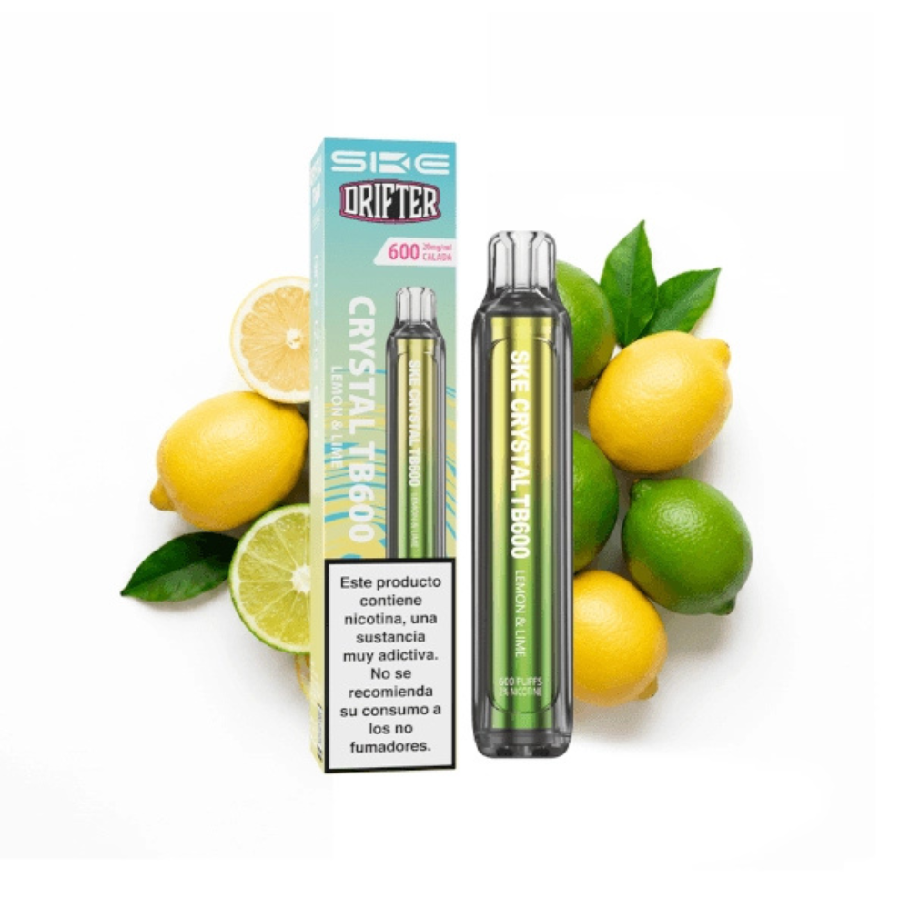 POD SKE DRIFTER CRYSTAL TB600 LEMON LIME 20MG