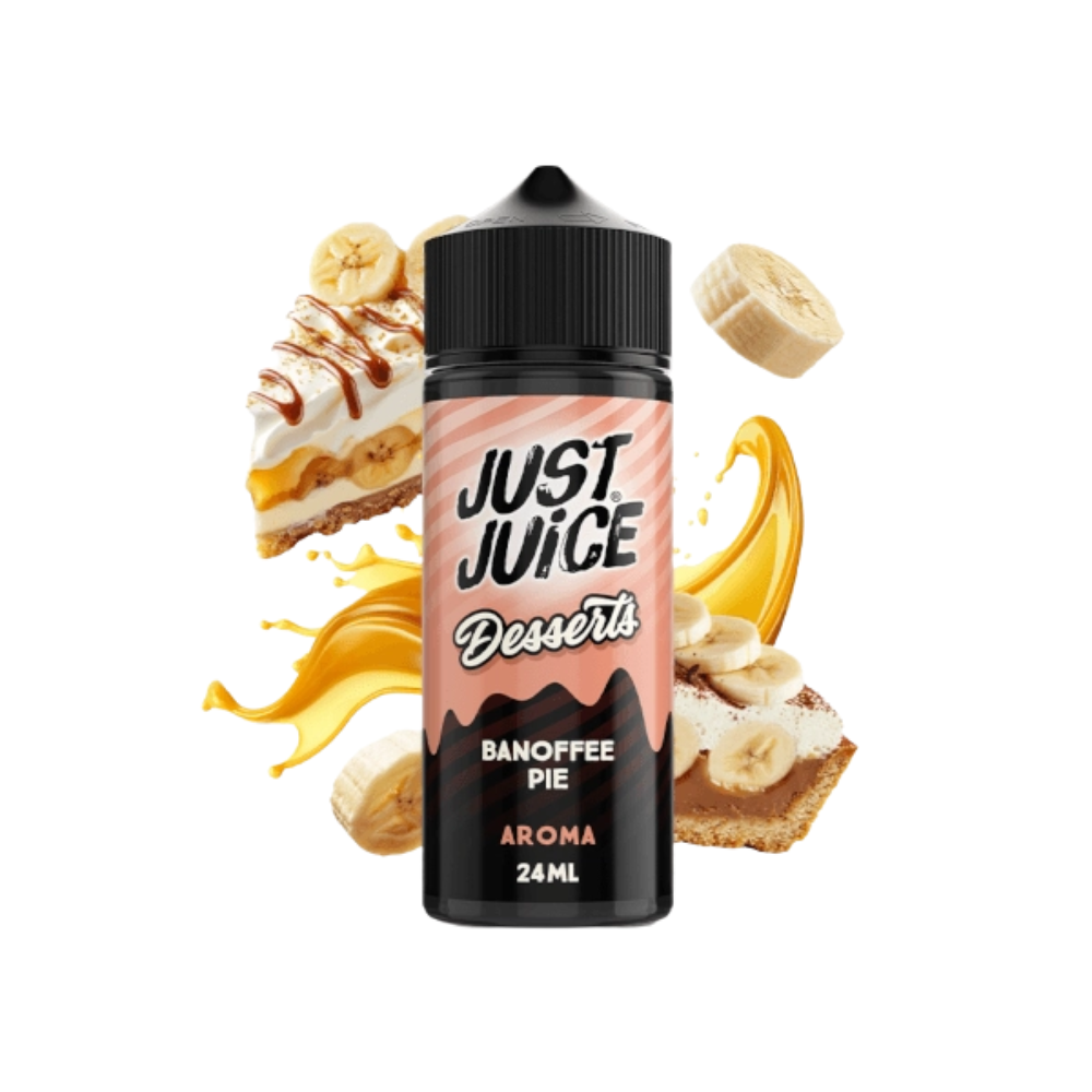 AROMA JUST JUICE DESSERTS BANOFFEE PIE 24ML (LONGFILL)