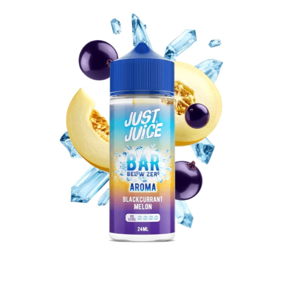 AROMA JUST JUICE BELOW ZERO BLACKCURRANT MELON 24ML (LONGFILL)