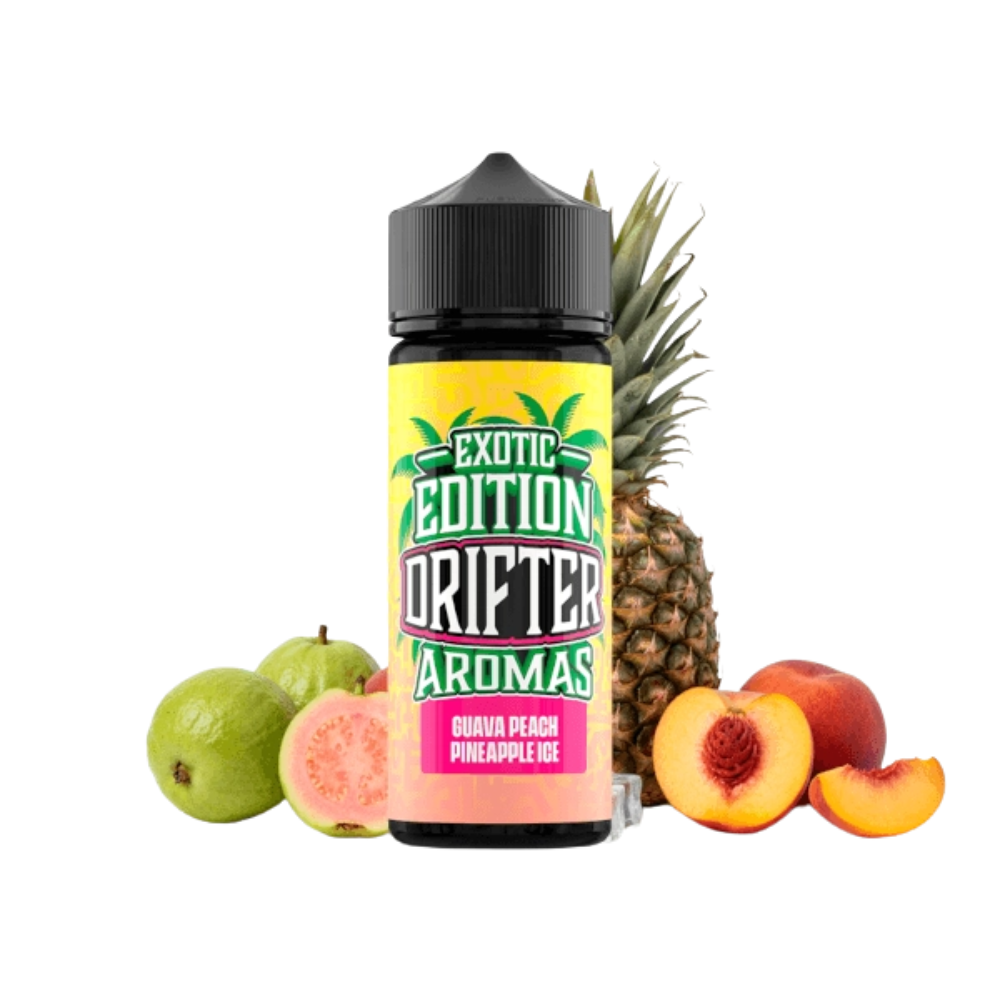 AROMA DRIFTER EXOTIC EDITION GUAVA PEACH PINEAPPLE ICE 24ML/120ML (LONGFILL)
