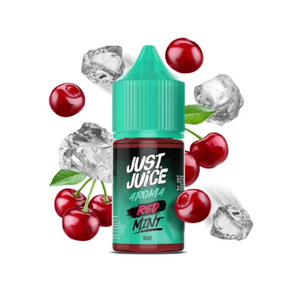 AROMA JUST JUICE MINT RANGE RED 6ML/30 (MINILONGFILL)