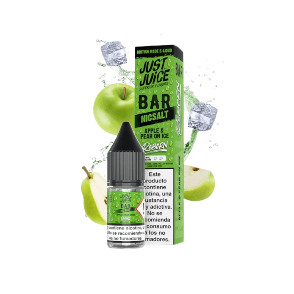 SALES JUST JUICE REBORN BAR APPLE & PEAR ICE