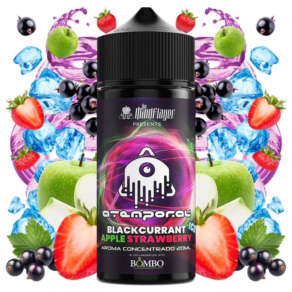 AROMA THE MIND FLAYER ATEMPORAL BLACKCURRANT APPLE STRAWBERRY ICE 20ML (LONGFILL)