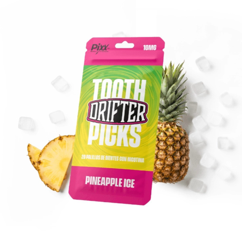 DRIFTER TOOTH PICKS PINEAPPLE ICE 10MG PACK 20