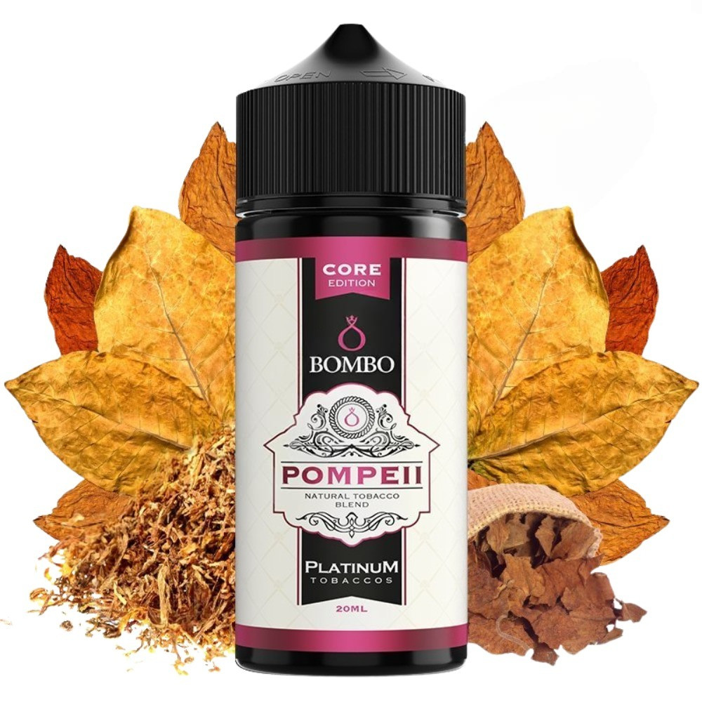 AROMA BOMBO PLATINUM TOBACCO POMPEII 20ML/120ML CORE EDITION (LONGFILL)