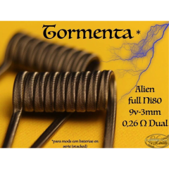 LADY COILS TORMENTA ALIEN (+-0,27/0,52 ohms)