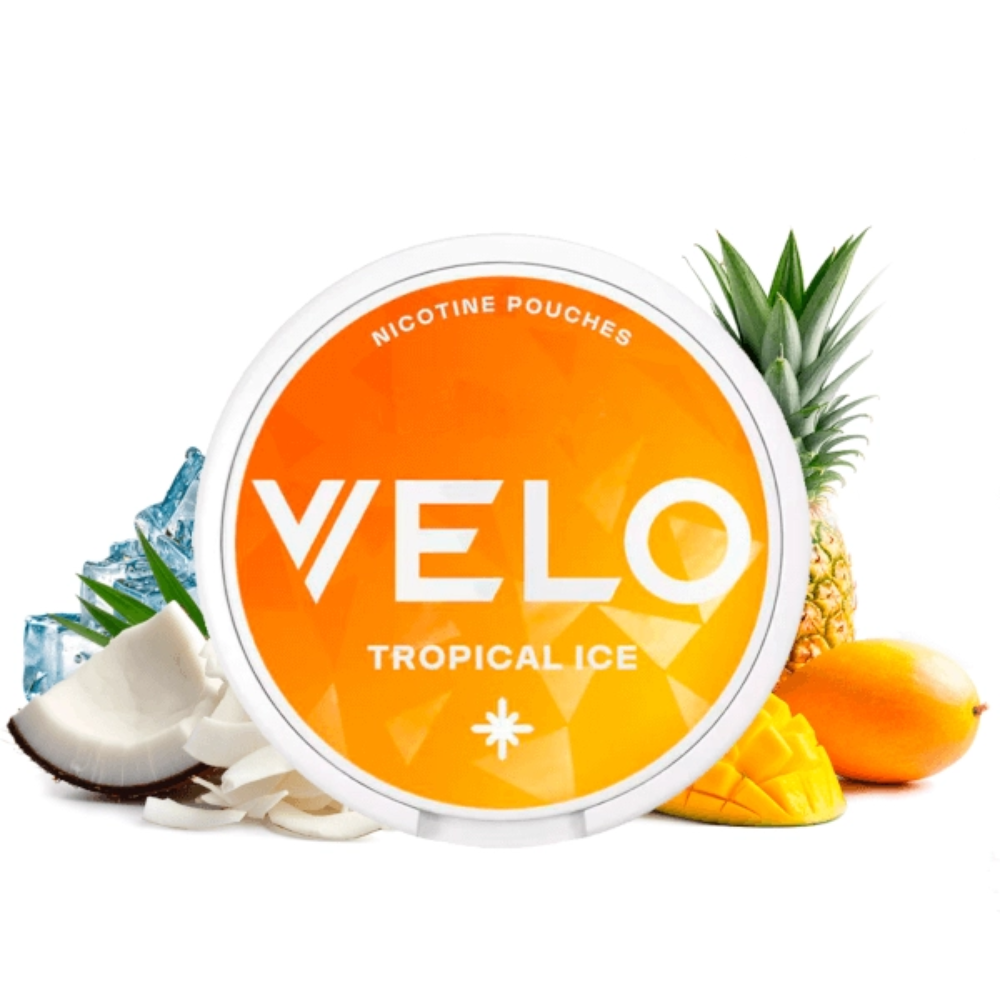 VELO NICOTINE POUCHES TROPICAL ICE