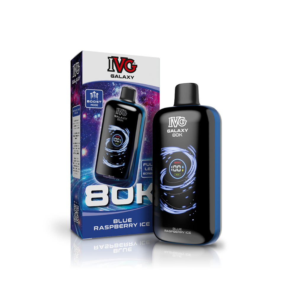 IVG GALAXY BLUE RASPBERRY 80.000 CALADAS