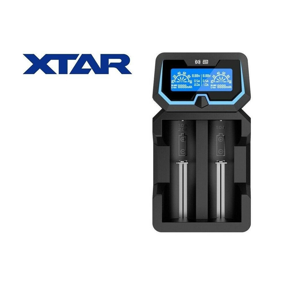 Cargador XTAR X2 Versión extendida