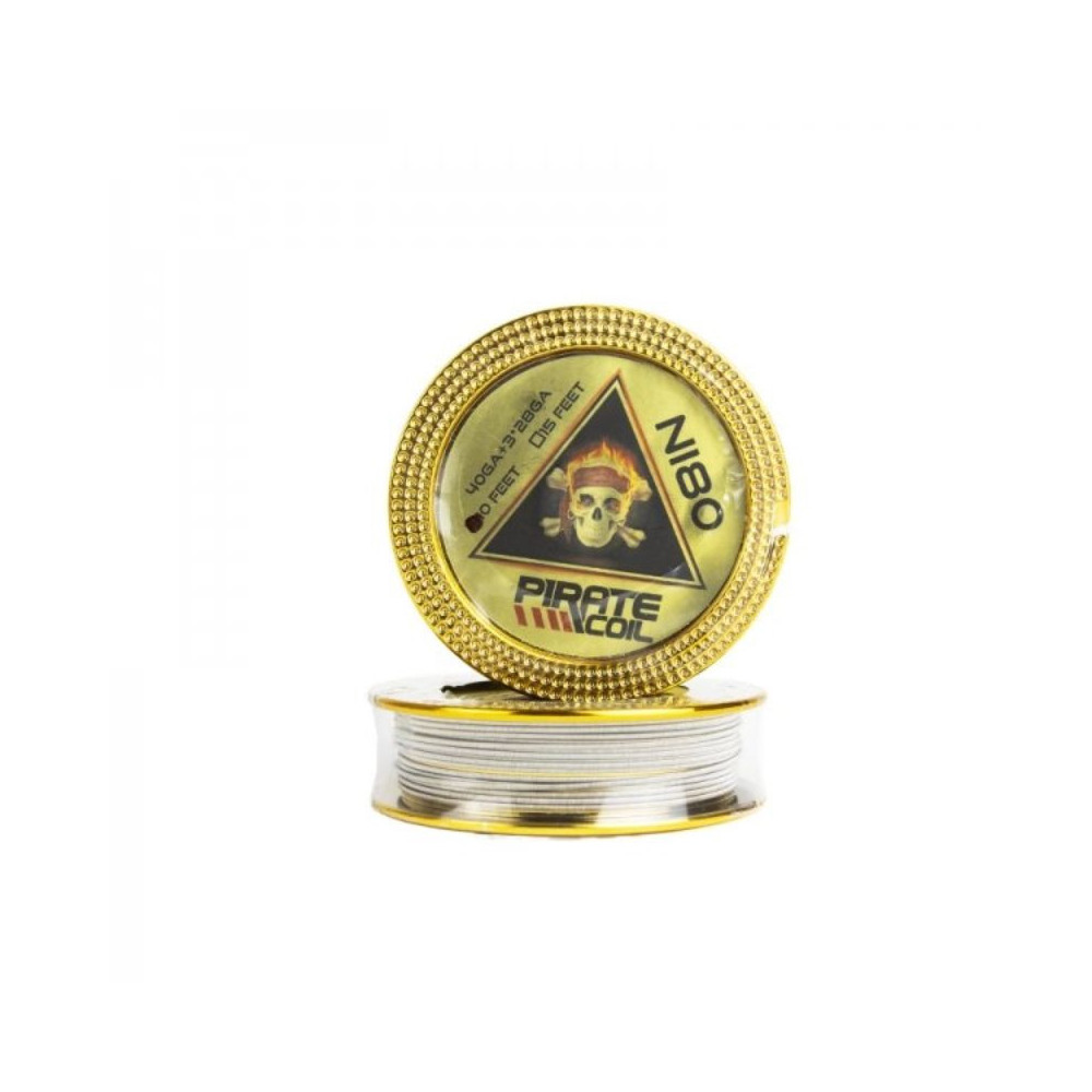 BOBINA PIRATE COIL Ni80 40ga+3*+28ga