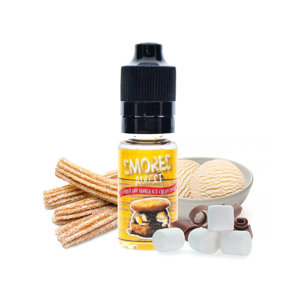 AROMA SMORES ADDICT CHURROS AND VANILLA ICE CREAM 10ML