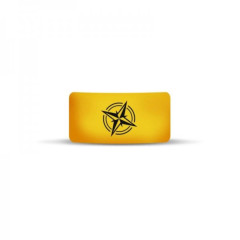 ANILLO SILICONA BRÚJULA (AMARILLO)