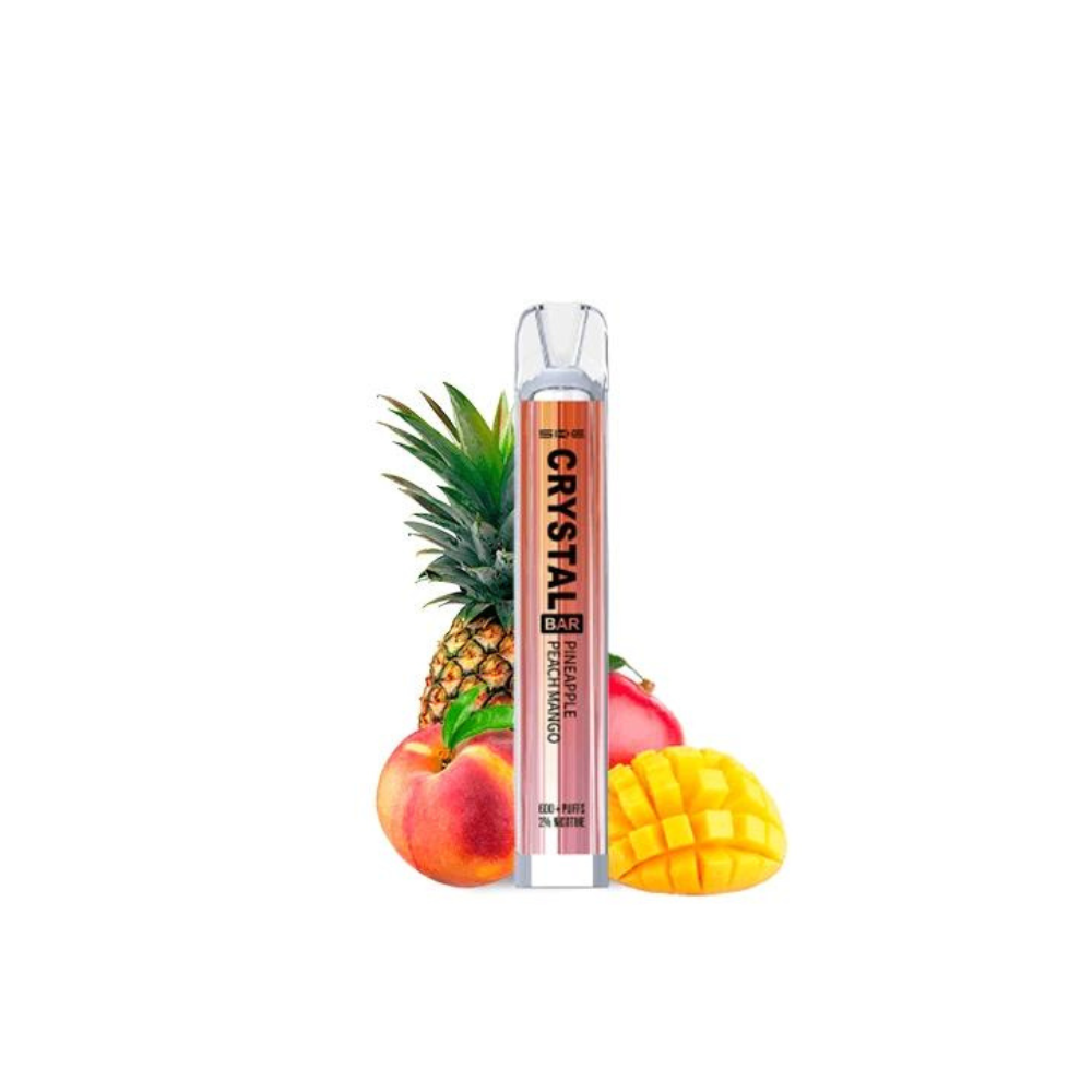 POD SKE CRYSTAL BAR PINEAPPLE PEACH MANGO 600P 20MG